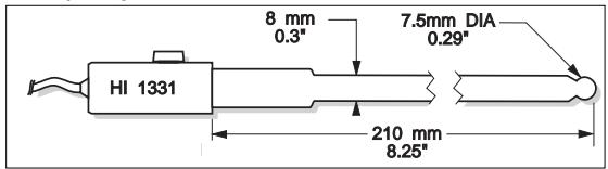 HANNA INSTRUMENTS PH 213 - HI 1331B - 1