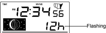 LA CROSS TECHNOLOGY WS-9037U-IT - 12/24-HOUR FORMAT SETTING: - 1