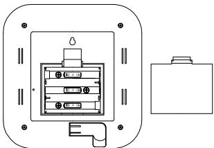 LA CROSS TECHNOLOGY WS-9133U-IT-CA - INSTALLER ET REMPLACER LES PILES DANS LA STATION METEO - 1