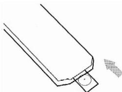 HYPSON DP-760 - Installation et remplacement de la pile de la télécommande : - 2