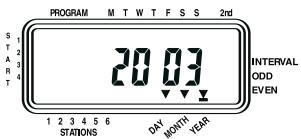 ORBIT WATERMASTER - Set the Time of Day and Date - 3