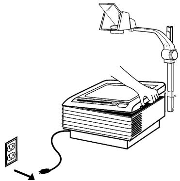 3M 900 PROJECTOR - Sustitución de la Bombilla - 3