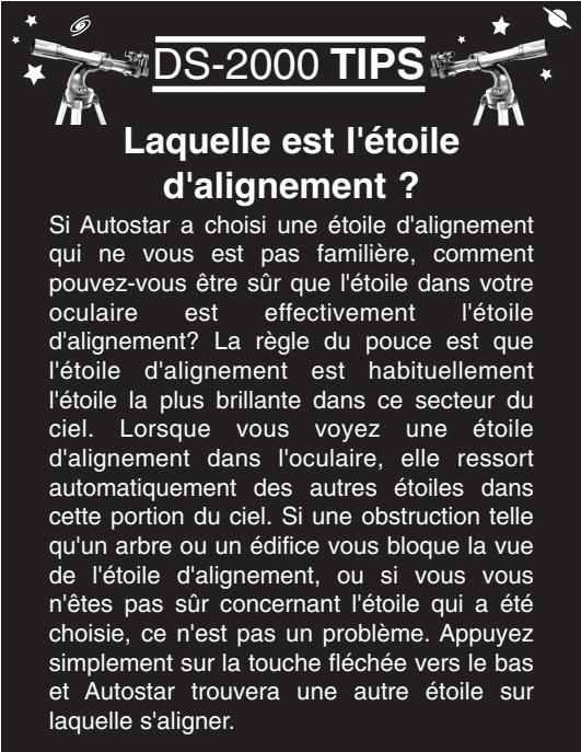 MEADE DS-2000 - Alignement Alt/Az à deux étoiles - 1
