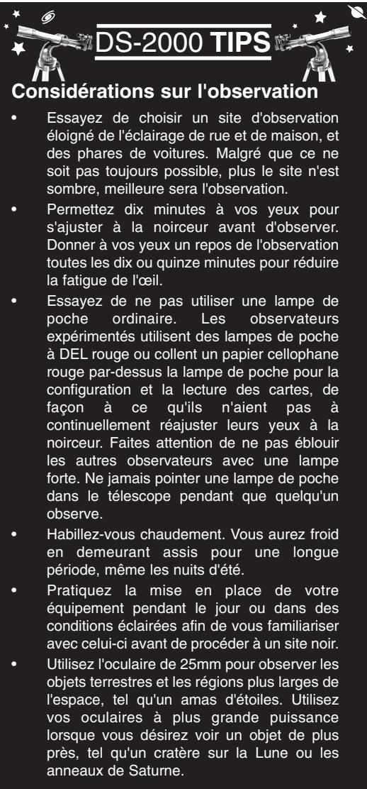 MEADE DS-2000 - Menu Utilaires - 1