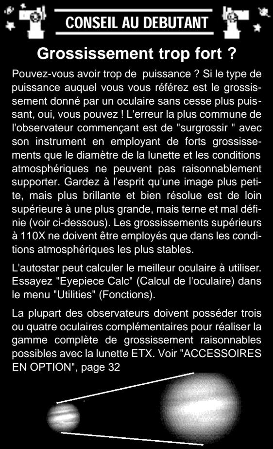 MEADE ETX-80AT - Initialisation de l'Autostar - 1