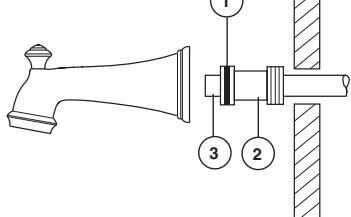 DELTA NEW MONITOR 1300-1400 - INSTALLATION DE LA POMME DE - 3