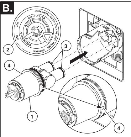 DELTA NEW MONITOR 1300-1400 - Instalación del Cartucho - 3