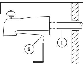 DELTA NEW MONITOR 1300-1400 - PARALAS INSTALLACIONES DE LAS CABEZAS DE REGADERA: Conecte - 1