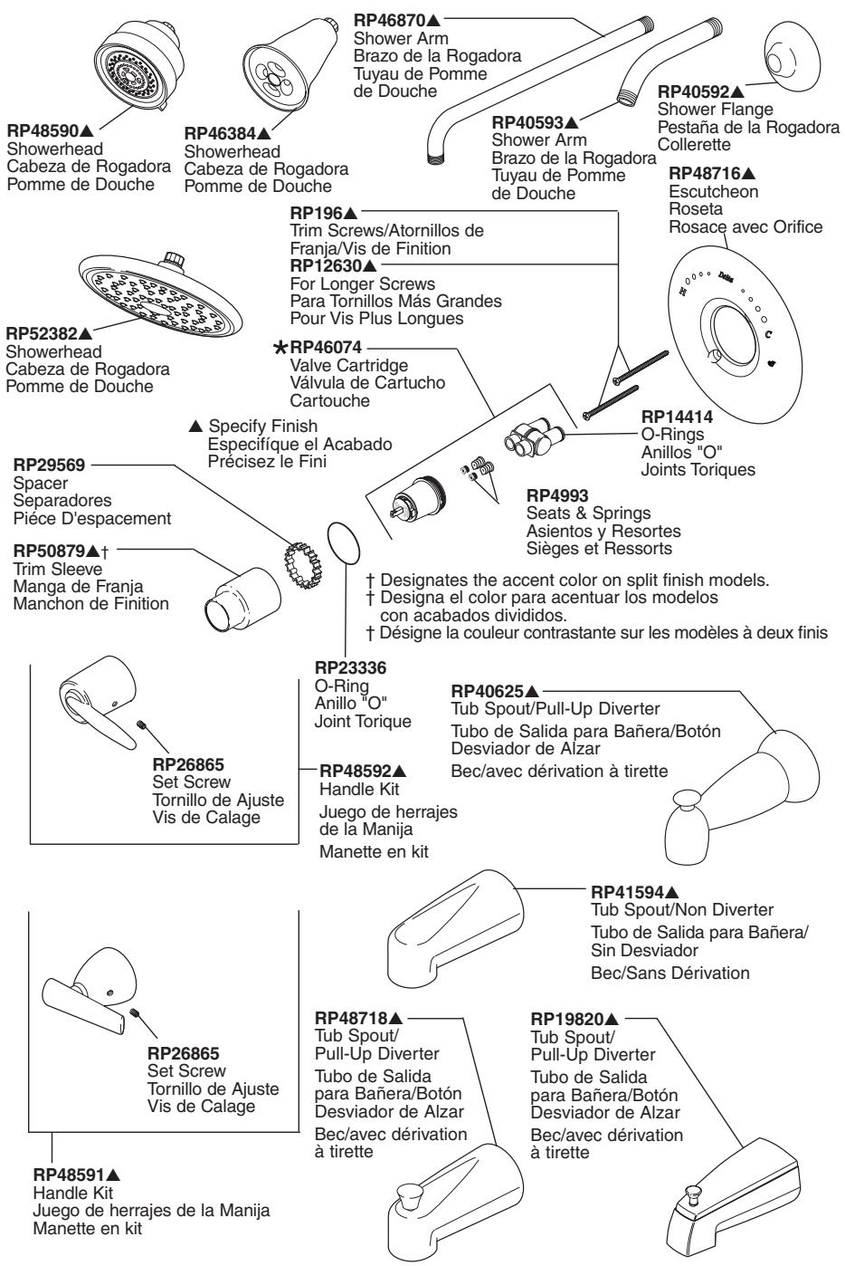 DELTA OLD MONITOR 1300-1400 - T14082, T14085, T14185, T14282, T14285, T14482 &amp; T14485 Models / Modelos / Modèles - 1