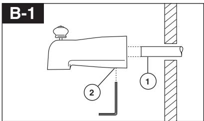 DELTA OLD MONITOR 1300-1400 - INSTALLATION DE LA POMME DE - 1