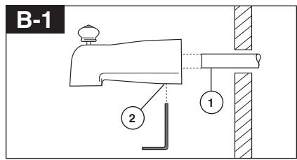 DELTA OLD MONITOR 1300-1400 - PARALAS INSTALLACIONES DE LAS CABEZAS DE REGADERA: Conecte - 1