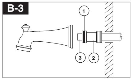DELTA OLD MONITOR 1300-1400 - PARALAS INSTALLACIONES DE LAS CABEZAS DE REGADERA: Conecte - 3
