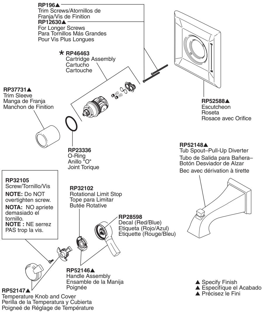 DELTA 1700 - T17051, T17251, &amp; T17451 Models / Modelos / Modèles - 2
