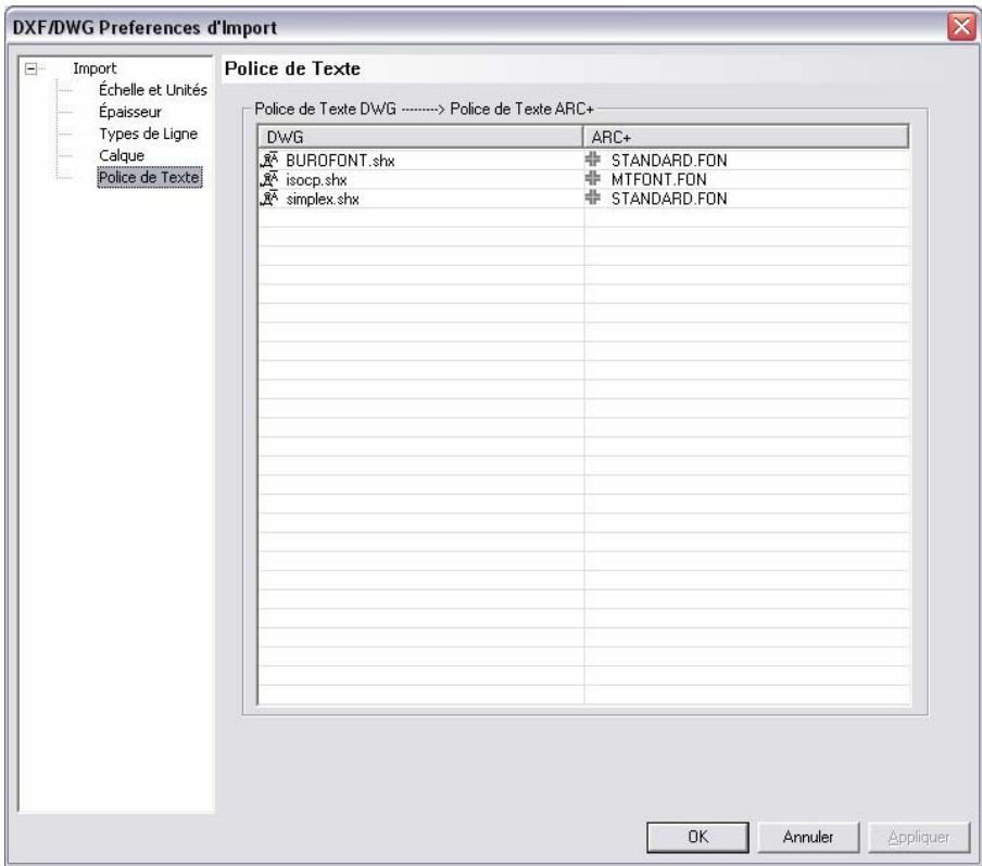 ARC TECHNOLOGY ARC+ 2007 - Police de texte - 1