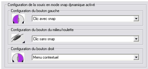 ARC TECHNOLOGY ARC+ 2007 - Configuration de la souris en mode snap dynamique activé - 1