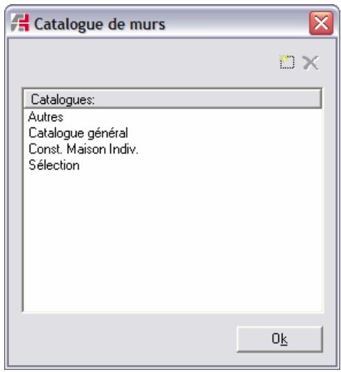 ARC TECHNOLOGY ARC+ 2007 - Gérer les catalogues de murs - 1