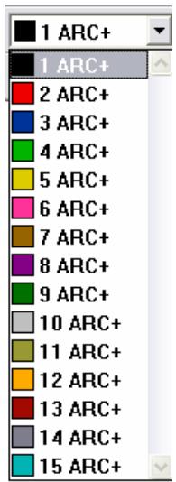 ARC TECHNOLOGY ARC+ 2007 - Les 15 couleurs de base d'ARC+ - 1