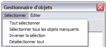 ARC TECHNOLOGY ARC+ 2007 - Menu déroulant « Sélectionner » - 1