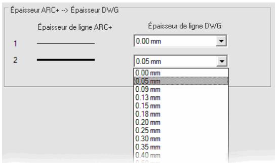 ARC TECHNOLOGY ARC+ 2007 - Epaisseur de ligne - 2