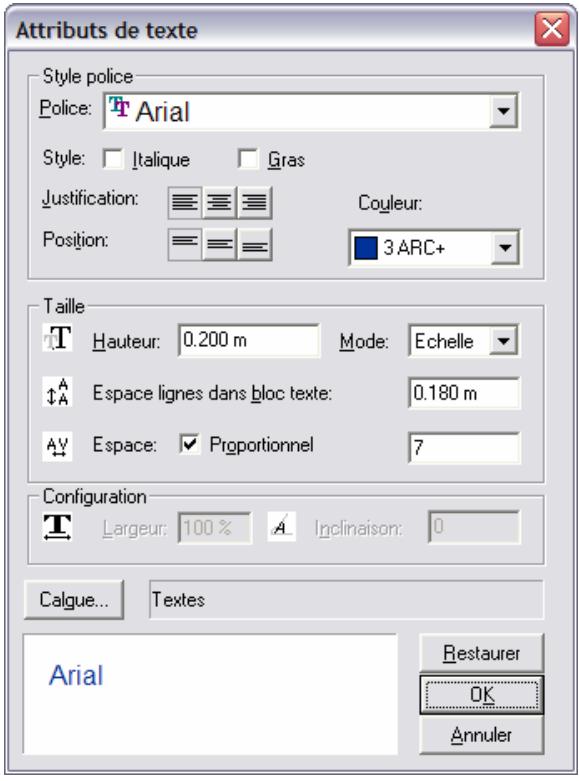 ARC TECHNOLOGY ARC+ 2007 - Dans le nouveau menu déroulant : - 1
