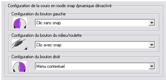 ARC TECHNOLOGY ARC+ 2ND EDITION - Configuration de la souris lorsque le snap dynamique est désactivé - 1