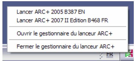 ARC TECHNOLOGY ARC+ 2ND EDITION - Ajouter le lanceur à la barre d'outils windows® - 2