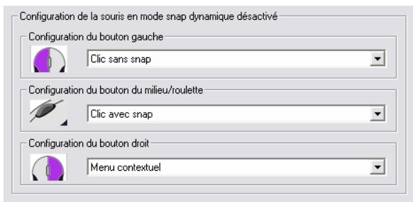 ARC TECHNOLOGY ARC+ 2ND EDITION - Configuration de la souris lorsque le snap dynamique est désactivé - 1