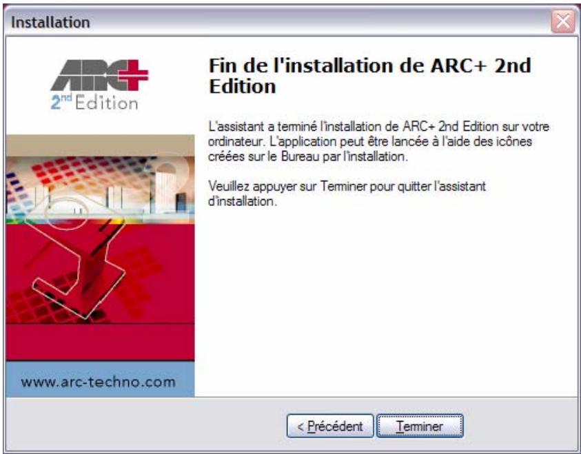 ARC TECHNOLOGY ARC+ 2ND EDITION - Cliquez sur suivant. - 5