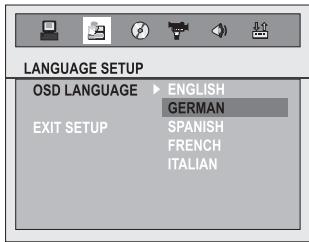 MAGNAT DVS 4232 - Language Setup - 1