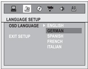 MAGNAT DVS 4232 - Impostazione lingua - 1