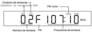 MAGNAT MC 1 - Pantalla durante el uso de la radio - 2