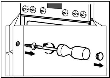 BALAY 3CGX468BT - Déposer le bandeau de commande : - 3