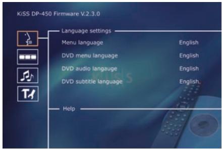 KISS DP-450 - Advanced setup - 1