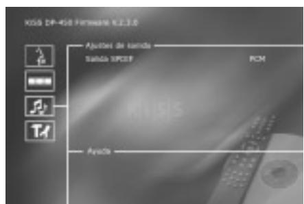 KISS DP-450 - Segunda pantalla: Video settings (Ajustes de video) - 1