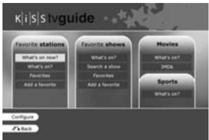 KISS DP-600 - BARRE FAVORITE STATIONS (STATIONS FAVORITES) : - 1