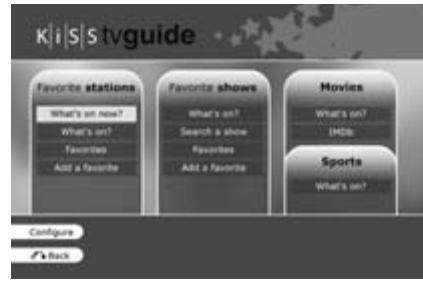 KISS VR-558 - EPG (programme de télévision électronique) - 1