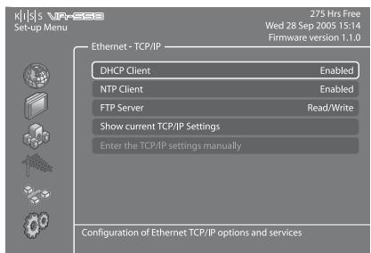 KISS VR-558 - Paramètres divers - 2