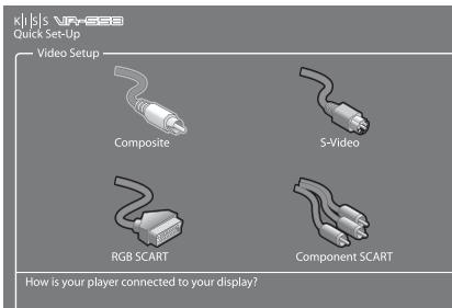 KISS VR-558 - Sélection de la TV - 3