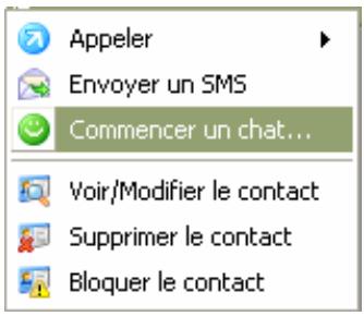 NEUF TELECOM NEUF TALK - Il y a 3 manières de commencer un chat : - 2