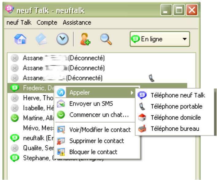 NEUF TELECOM NEUF TALK - Le repertoire - 2