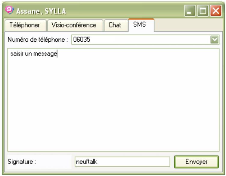 NEUF TELECOM NEUF TALK - Envoyer un SMS - 1