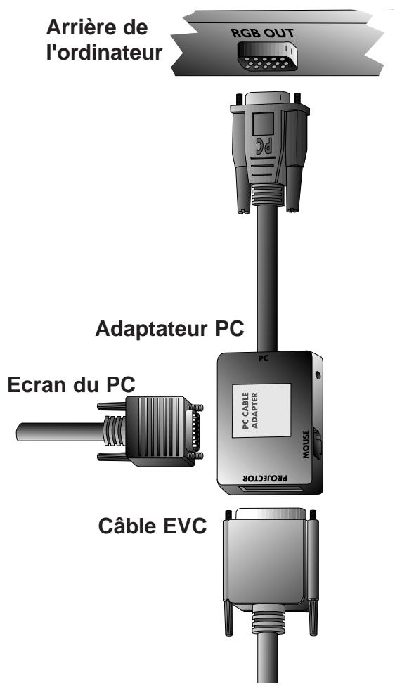 DAVIS DL-450 - Connexion à un PC de bureau avec RVB standard - 1