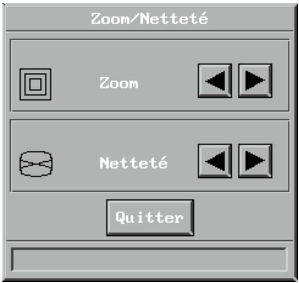 DAVIS DL-450 - Réglages du zoom/de la nettete - 1