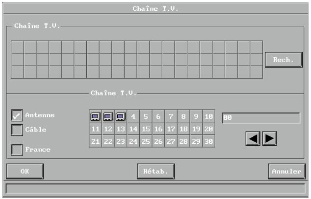 DAVIS DL-450 - Attribution d'un numéro de chaine aux nouveaux canaux - 1