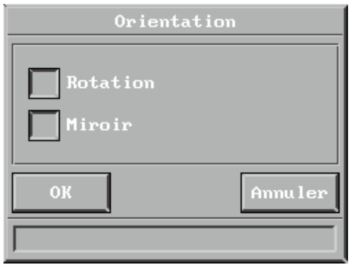 DAVIS DL-450 - Orientation de l'image - 1