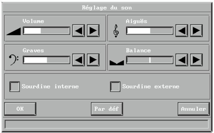 DAVIS DL-450 - Réglage du son - 1