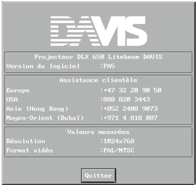 DAVIS DLX-10 - Informations produit - 2