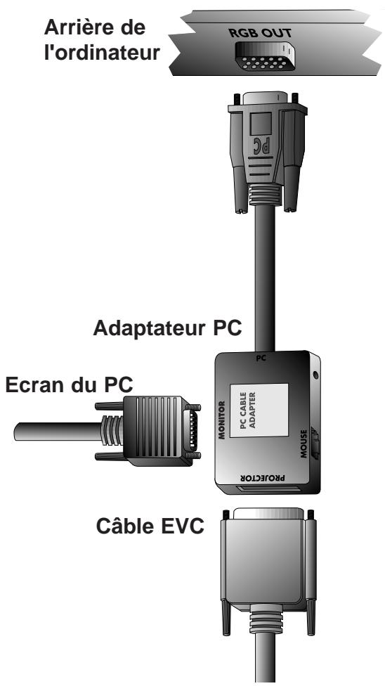 DAVIS DLX-10 - Connexion à un PC de bureau avec RVB standard - 1
