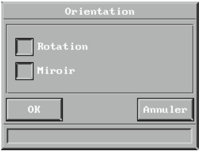 DAVIS DLX-10 - Orientation de l'image - 1