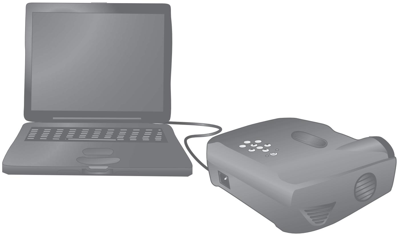 DAVIS DPX-16I - Branchement d'un ordinateur au DAVIS DP X16 - 1